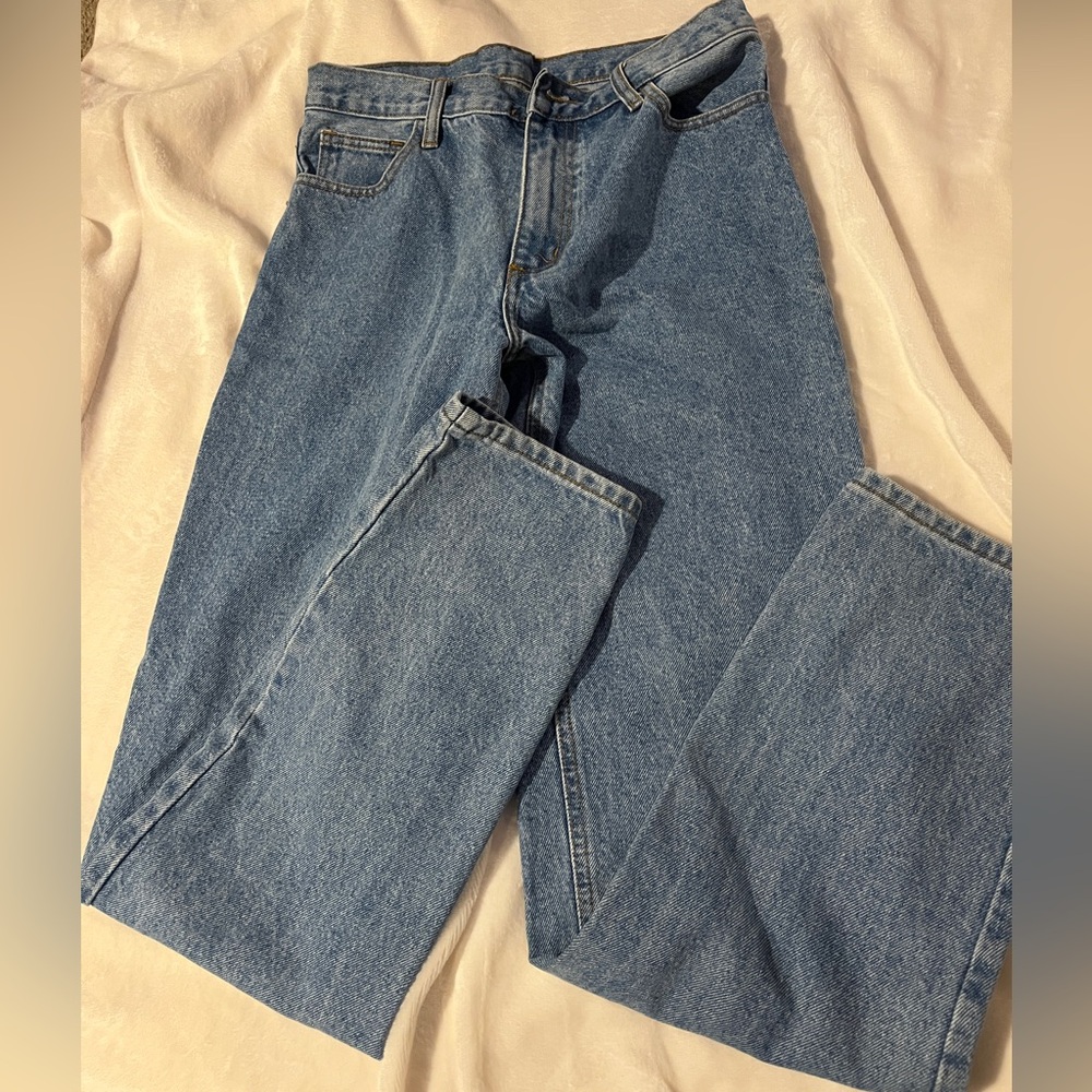 Blue and navy J.Galt denim jeans #denim